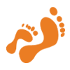 Grow footprint icon